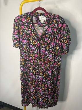 Laura Katherine Floral Button-Front romper Size 20W/34